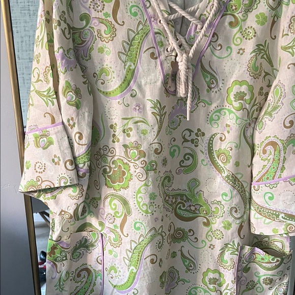 Alemais Green and Cream Paisley Dress - Picture 4 of 11
